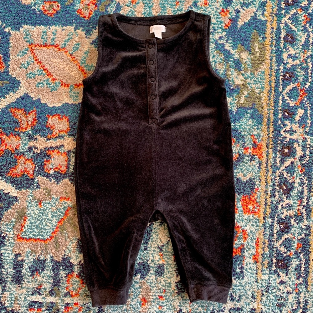 GYMBOREE - Infant Velour Jumpsuit